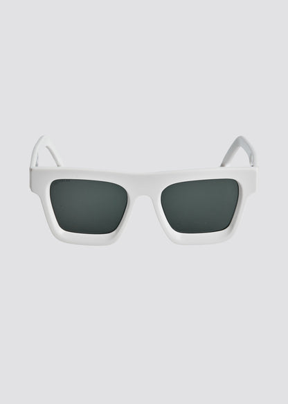 Bioplastic Squared Sunglasses, Lunar White by URTHWEAR